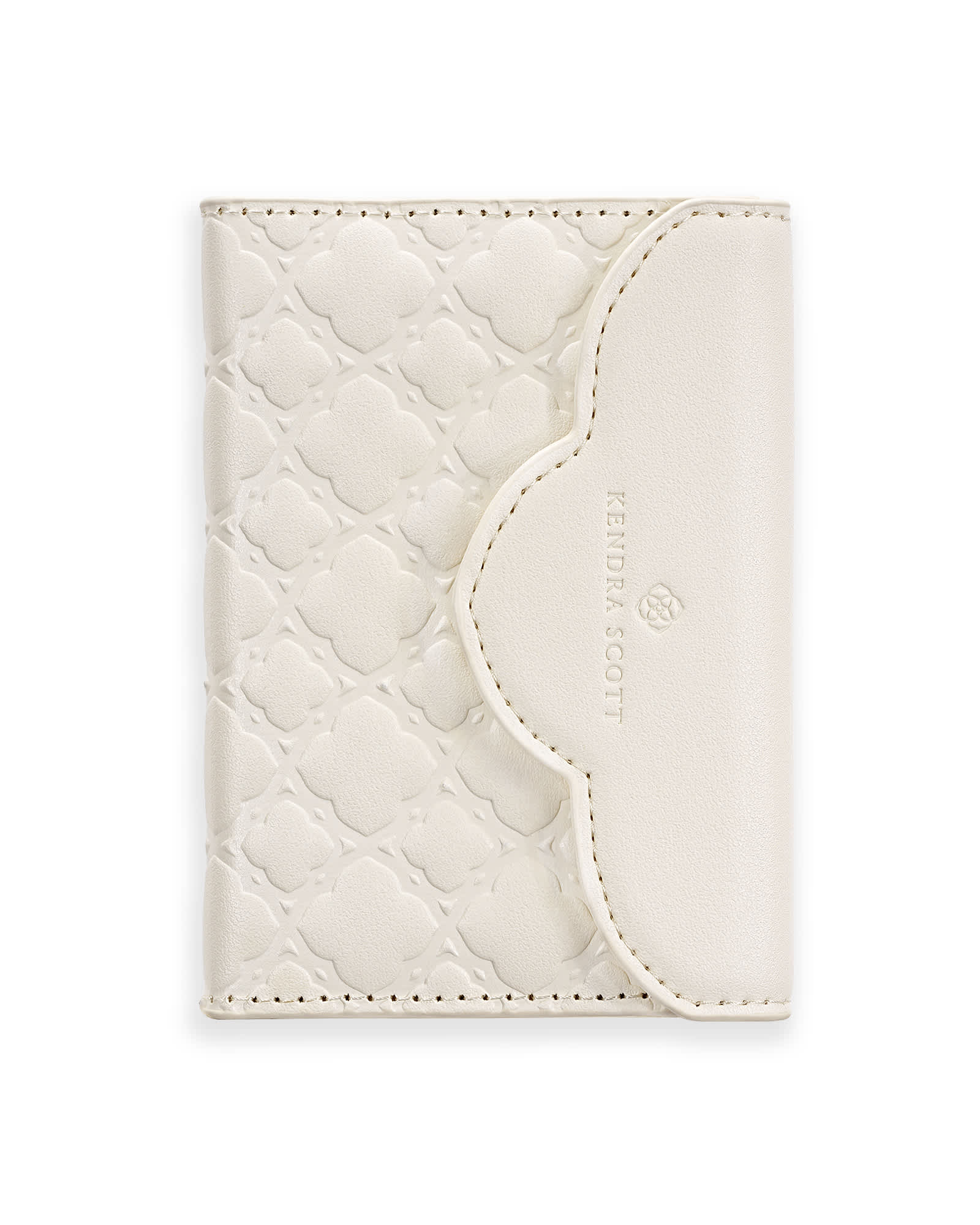 Magnetic Ivory Trifold Wallet | Kendra Scott